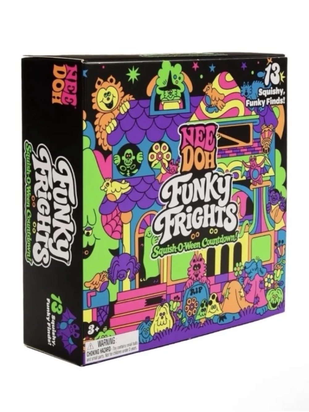 Funky Frights Squish-O-Ween Kids Toy - Neon Multi